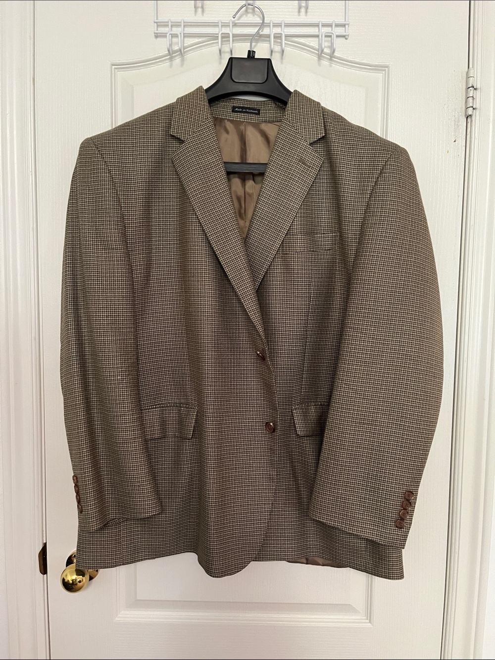 Ralph Lauren Men's Brown Glen Plaid Sport Coat